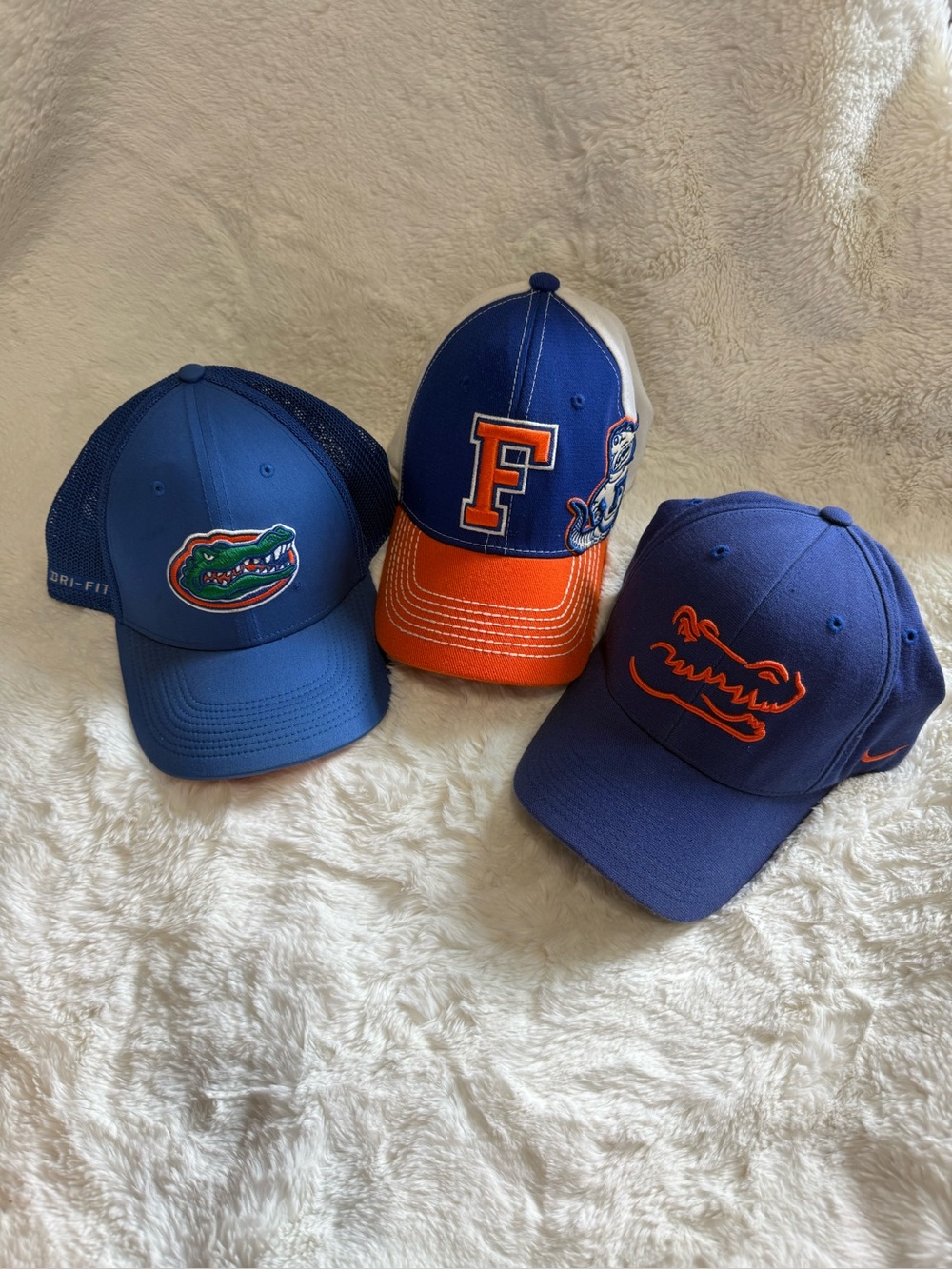 Lot of Florida Gators Baseball Hats Nike & Top of the World